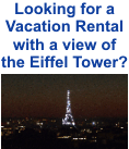 Paris rental with a view of the Effiel Tower
