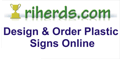 Design Custom Plastic Sign Online
